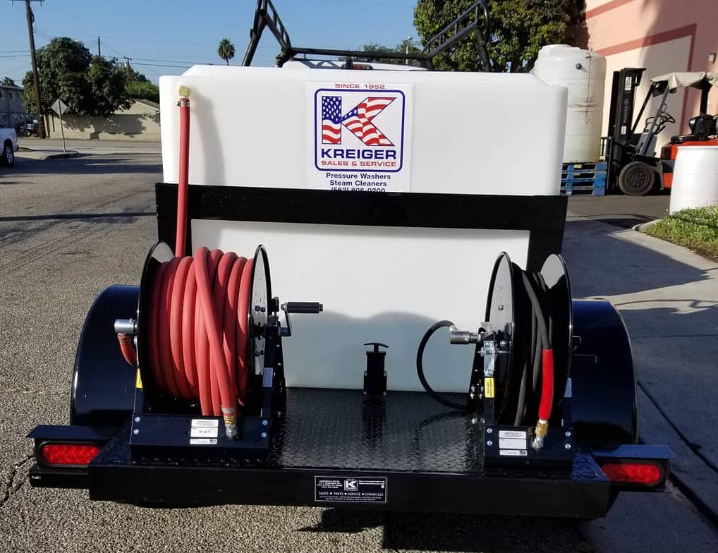 Hot Water Pressure Washer Trailer